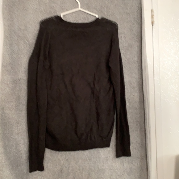 Grey knitted sweatshirt - Picture 2 of 2